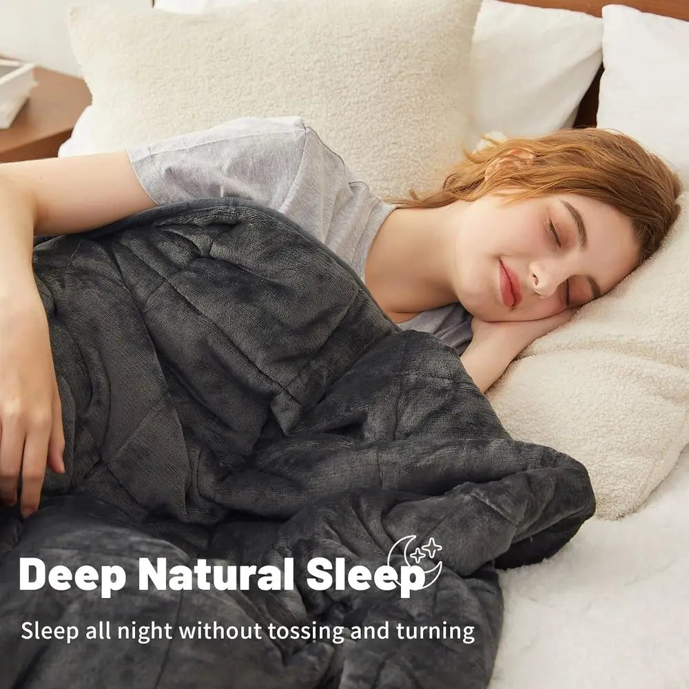 Weighted Sherpa Fleece Blanket