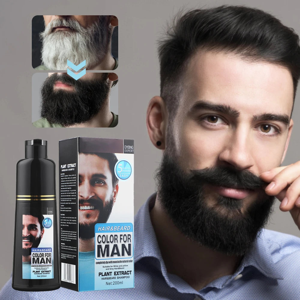 Natural Beard Dye Shampoo