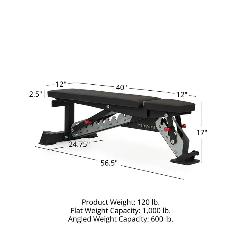 Large Fitness Adjustable Bench