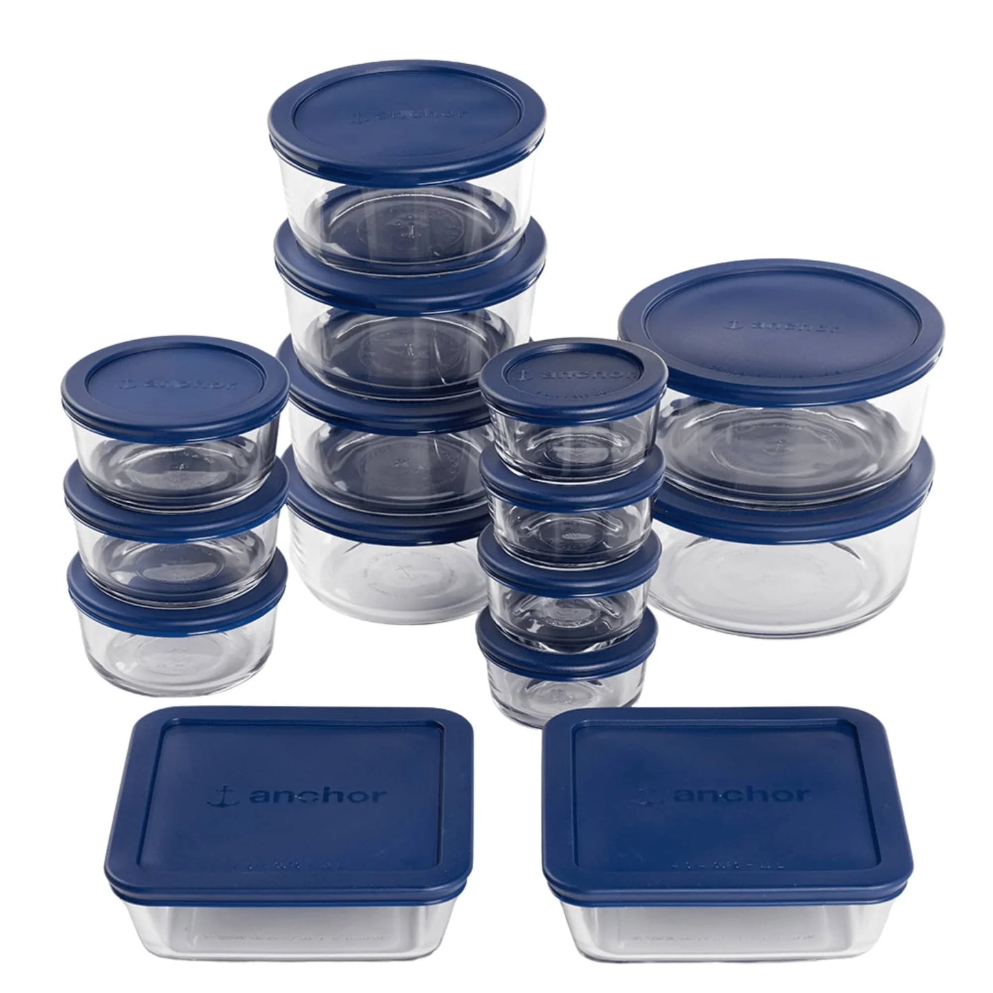 30 pc Glass Food Storage